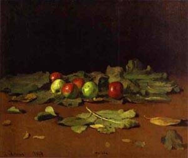 apples and leaves 1879 XX st petersburg russia